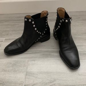 Zara studded booties